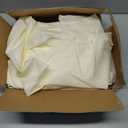 Fitable 6 Pack Ivory Round Table Clothes - 70 Inches in Diameter - Stain Resistant and Washable Tablecloths, Polyester Fabric Table Covers for Wedding, Party, Banquet, Gathering