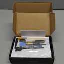 Compressed Air Duster, 130,000RPM Ultra-Powerful Cordless Electric Air Duster with 8000mAh Rechargeable Battery, 4-Gear Adjustable Air Blower for Keyboard, Computer, Car, Home Cleaning (Black)