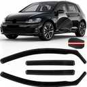 in Channel Rain Guards Fit for Volkswagen Golf MK7 Hatchback 2015-2019