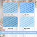 Babenest 7.2Ft Baby Blue Wedding Arch Cover, Spandex Fitted Backdrop for Photography, Round Top Chiara Stand for Party Ceremony Birthday Baby Shower Anniversary Decoration