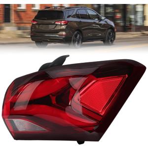 LED Tail Light Compatible with 2022 2023 2024 Chevy Equinox Outer Taillight Rear Brake Turn Signal Reversing Stop Lamp Assembly Replace OEM#85132584 GM2805153 Right Passenger Side