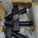 GADFISH Trailer Hitch Flagpole Mount, Two Mounting Options US Flag Hitch Mount, Universal Flag Hitch Mount for All 2" Receiver, Trailer Hitch Flag Pole Holder for Driving, Black