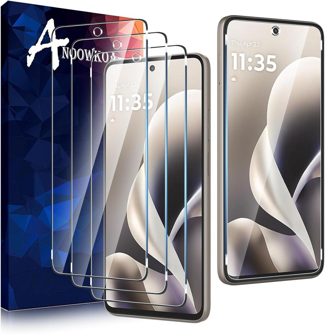 Anoowkoa 3 Pack Designed for Moto G Power 20266.8 inch Screen Protector Tempered glass film. Anti-Breakage, Anti-Scratch, No Bubbles, 9H Hardness for Moto G Power 5G 2026.Easy Installation