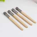 1pc Wood Color Wooden Pencil Extenders,Art Pencil Lengthener Crayon Extension with Aluminum Handle for School Office Supplies,Holders,Desk Supplies Holders and Dispensers