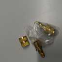 2 Pcs R-410A 134A R22 R290 R600a Refrigerant Brass Adapter 1/4" Female to 1/4" Male Thread Adapter Heavy Duty HVAC Quick Connect Fittings Low Loss for Refrigerant Tanks Mini Split Systems