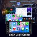 7 Car Stereo Radio for Toyota Tundra 2000-2006, Touch Screen Wireless Carplay Android 14 Auto with Head Unit WiFi GPS Bluetooth AHD Backup Camera Microphone