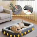 QPAU Inflatable Dog Bed for Home Travel and Outdoor, Pet Mattress for Small, Medium & Large Dogs (Pump Included