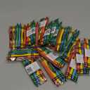 20 Sets of 4 Packs (80 count) Standard Size Crayons - Mini Crayon Packs Non-Toxic for Kids Party Favors, School Supplies for Teachers & Travel Crayons