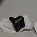 Nulaxy 54W Bluetooth 5.3 Car Adapter Charger 4-Port Fast Charging [PD36W & QC3.0 18W], Wireless Radio FM Transmitter with Deep Bass Player, 5 Colors LED Backlit, Hands-Free Calling, Support USB Drive