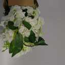 CISDUEO 2 Pcs Wisteria Hanging Flowers Wisteria Flowers Vine Garland Wedding Arch Decoration White Artificial Wisteria Vines Hanging Flower Vines Silk for Party Garden Home Table Backdrop 6 Feet