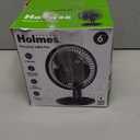 Holmes Personal Table Fan 6", 2 Speeds, Adjustable Head Tilt