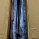 Amazon Basics Classic Foldable TV Dinner Tray Table with Storage Rack, 14.6 L x 19 W x 26 H inch, Espresso, 4-Pack, Esperesso 