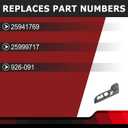 FEXON Driver Seat Switch Bezel Seat Track Cover Trim Compatible with Chevrolet Chevy Traverse for GMC Acadia for Buick Enclave 2009-2017 Replaces 25941769 (Black)
