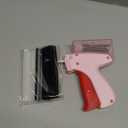 Quick Clothing Fixer with Storage Box, Speedy Tagging Gun for Clothes, Handheld Tag Attacher Gun with 5 Needles, 1000 Black & 1000 White Fastener, Retail Hang Garment Label