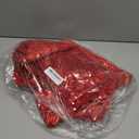 Mr. Pen- Red Sequin Christmas Tree Skirt and Tree Collar, 36 Inch Sparkly Base Cover, 24.8 Inch Foldable Sparkling Sequin Trees Skirt Collar, Red Sequin Tree Skirt, Christmas Skirts for Xmas Trees