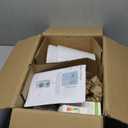 Dimmable Plug in Wall Sconces Set of 2, Gold Bedside Wall Lamp with Knob Dimmer Switch and 6.5FT Electric Cord, Mid Century Modern Bathroom Wall Light Fixture for Bedroom Living Room