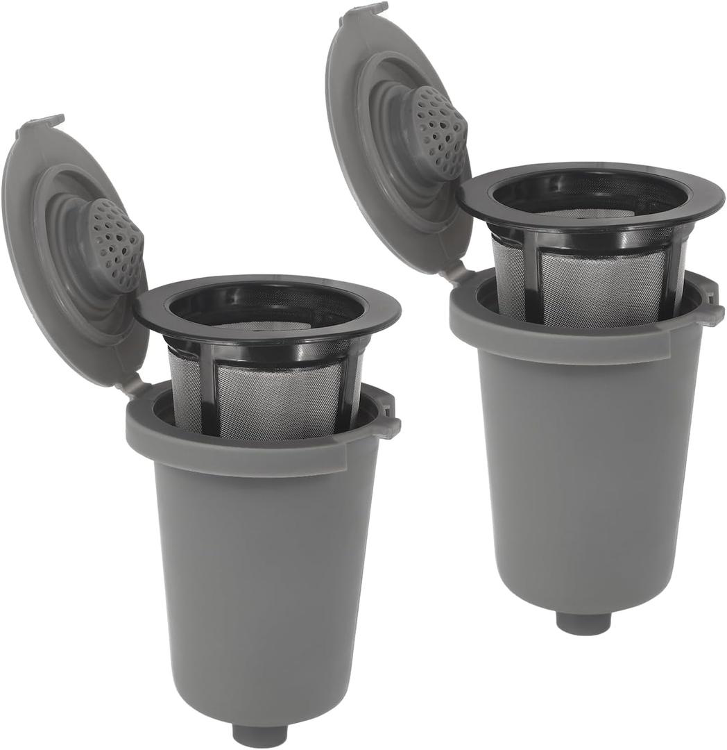 2PCS Reusable Filter Cup for Cuisinart Coffee Maker Filter, Replacement Parts for Cuisinart SS-RFC Home Barista Single Serve Coffee Maker