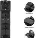 Front Left Driver Side Master Power Window Switch - Compatible for Mazda 6 2.3L 3.0L 2006-2008 - Replace Part GP7A66350C