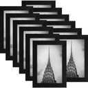 4x6 Picture Frames Black Set of 12 for Wall Gallery Collage Photo Frames | Wall and Tabletop, HD Shatterproof Plexiglass