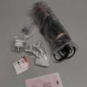 slopehill Mini Travel Dual Voltage Hair Dryer Brush,1000 Watts Hot Air Brush with European Plug, Ionic Hair Dryer and Styler for Women, Oval Barrel 2 Heat & 2 Speed Settings for International Travel (Black)