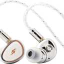 Linsoul SIMGOT EA1000 Fermat 10mm Dynamic Driver in Ear Monitor, HiFi in Ear Earphone IEM, Wired Gaming Earbud, with Silver-Plated OFC Cable for Musician Audiophile