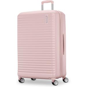 American Tourister Stratum 3.0 Large 28-Inch Spinner, Airline Approved, Durable Hardside Luggage, Expands 1.5", RightHeight™ Adjustable Handle, Pink Blush