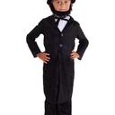 Morph Costumes Abraham Lincoln Costume For Kids - Presidents Day Halloween Outfit For Boys, Historical Dress Up, S