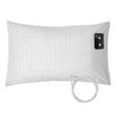 Grounding Pillowcase King with 10% Silver Fiber with 15ft Grounding Cord Conductive Grounding Pillow Case Organic Cotton 20x36in Improve Sleep White 1pc