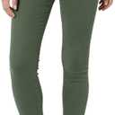 Amazon Essentials Women's Mid-Rise Stretch Pull-On Jegging (Dark Green) 16 Short