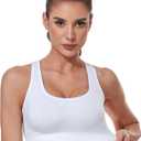 GXXGE Sports Bras for Women High Support Adjustable Straps Padded Cross Back Sport Bra for Workout Yoga Running Gym (Red, XL)