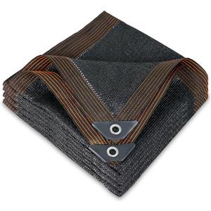 winemana 40% Black Shade Cloth, 10 x 12 FT Durable Mesh Tarp with Grommets, Resistant Garden Sun Shade Netting, Shading Antifreezing for Pergola, Greenhouse, Plants Growing, Chicken Coop