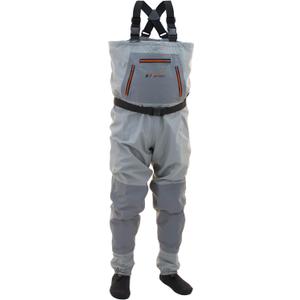 FROGG TOGGS Hellbender Breathable Waterproof Stockingfoot Fishing Chest Wader for Fishing (XX-Large, Slate/Gray)