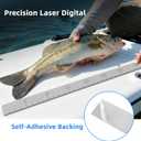 Fish Ruler 32in EVA Foam Fish Measuring Ruler with Self-Adhesive Backing for Fishing Kayaks Accessories, Fish Ruler Measurement Sticker Tool for Fish Kayak