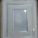 IRIS USA File Box, Plastic File Organizer with Lids for Letter/Legal File, Portable Document Box For Moving, Storage Bin with Durable and Secure Lid, Stackable Nestable BPA-Free, Clear 35 Qt. 4 Pack