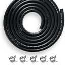 YAMAKATO 1/4 NBR Fuel Hose Line Braided SAE J30R7 6mm ID 9.5 Feet Tubing Automotive PCV/EEC