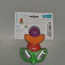 Infantino Lil Nibbles Textured Silicone Teether, BPA-Free Baby Teething Toy, Soft, Easy to Hold, Sensory Stimulation for Infants, Fruit Kabob