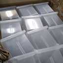 Akro-Mils 30224 AkroBins Plastic Storage Bins, 11"x 4"x 4", Clear, 12-Pack