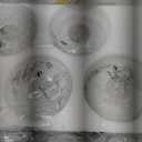 4-Light Modern Vanity Lighting Fixtures, Bathroom Wall Mounted Vanity Light,Black Bathroom Lighting Fixtures Over Mirror with Milky White Glass Lampshade for Bedroom, Living Room