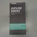 Juclise Lightweight Merino Wool Hiking Mirco Crew Socks Compression Moisture Wicking Anti-Blister Cushioned Breathable (XL)