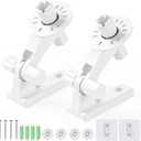 3 x UTEBIT Wall Mount Compatible with Blink Mini Pan-Tilt Camera, 180 Angles Bracket Rotation 2 Pack Adjustable Camera Mount Stand for Blink Mini Indoor/Outdoor Camera (NOT Included Cam)