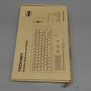 TECKNET Wireless Keyboard and Mouse Combo, Mini Cordless Computer Keyboard and Mouse Set 2.4GHz, Silent Adjustable 1600 DPI, Quiet Click, Lag-Free for Computer, Laptop, PC, Windows, Mac, Chrome OS (Black)