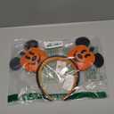 Halloween Mouse Ear Headbands, Orange Pumpkin Hairbands, Birthday Party Halloween Princess Decoration Hair Accessories Gift for Women Girl