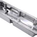 1 SET SHLPDFM Valve Covers Satin finish Fabricated Aluminum Tall Valve Covers Short Bolts 1/4 Billet Rail Compatible with Small Block Ford SBF 289 302 351W V8 engines
