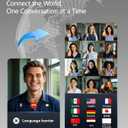 AI Real-Time Translation Earbuds, 144 Languages & Accents, 0.5s Fast Response, 98% Accuracy Language Translator Device for Travel, Business & Learning, Wireless Bluetooth Translator Headset