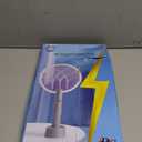 Electric Fly Swatter Racket, Mosiller 2 in 1 Smart Bug Zapper & Power Take Off Generators with USB Rechargeable Base, Powerful Mosquitoes Trap Lamp & Fly Killer for Home, Bedroom (Light Grey1 Pack)