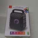 iLive Electronics ISB199B Wireless Tailgate Party Speaker, with LED Light Effects and Built-in Rechargeable Battery, Black