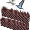Mjokoj Bird Spikes, 20 Pack Anti Bird Spikes, Bird Spikes for Pigeons and Other Small Birds, Pigeon Spikes for Garden Fence and Wall