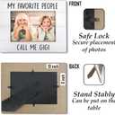 Gigi Gifts Picture Frames 8x10, Gigi Gifts for Grandma Photo Frame, Mothers Day Birthday Gift for Grandma Nana from Grandkids, My Favorite People Call Me Gigi Picture Frame for Tabletop Wall