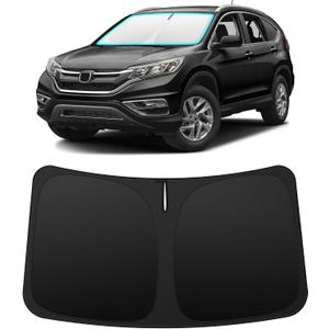 INSAUTO Custom Fit Windshield Sun Shade for Honda CRV CR-V 2012-2016 | Foldable Front Window Sunshade Car Accessories, UV & Heat Reflector, Keeps Interior Cool, Includes Storage Bag