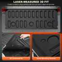 AOMSAZTO Tailgate Mat Compatible with 2022 2023 2024 2025 2026 Ford Maverick - Custom Fit Truck Bed Liner for Maverick XL XLT Lariat and Maverick Hybrid All Weather Cargo Trunk Mat